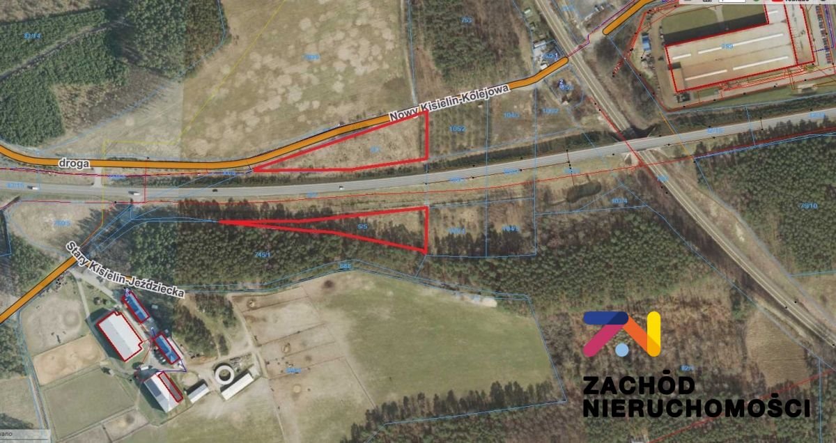 Działka inwestycyjna na sprzedaż Zielona Góra, Nowy Kisielin  3 302m2 Foto 1