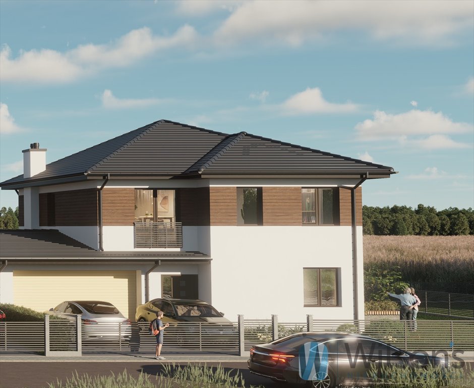 Nowoczesny dom 170 m2 z garażem w Falentach Nowych Falenty Nowe, Panoramy  170m2 Foto 1