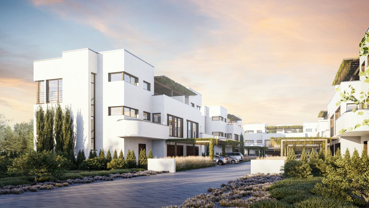 Nowoczesny segment 244 m² z garażem i tarasem w Michałowicach Warszawa, Ursus, Prawnicza  244m2 Foto 1