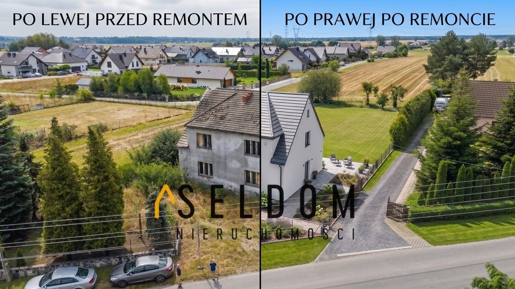 Dom z dużym potencjałem, 144 m², działka 12,95 ara. Komprachcice  144m2 Foto 1
