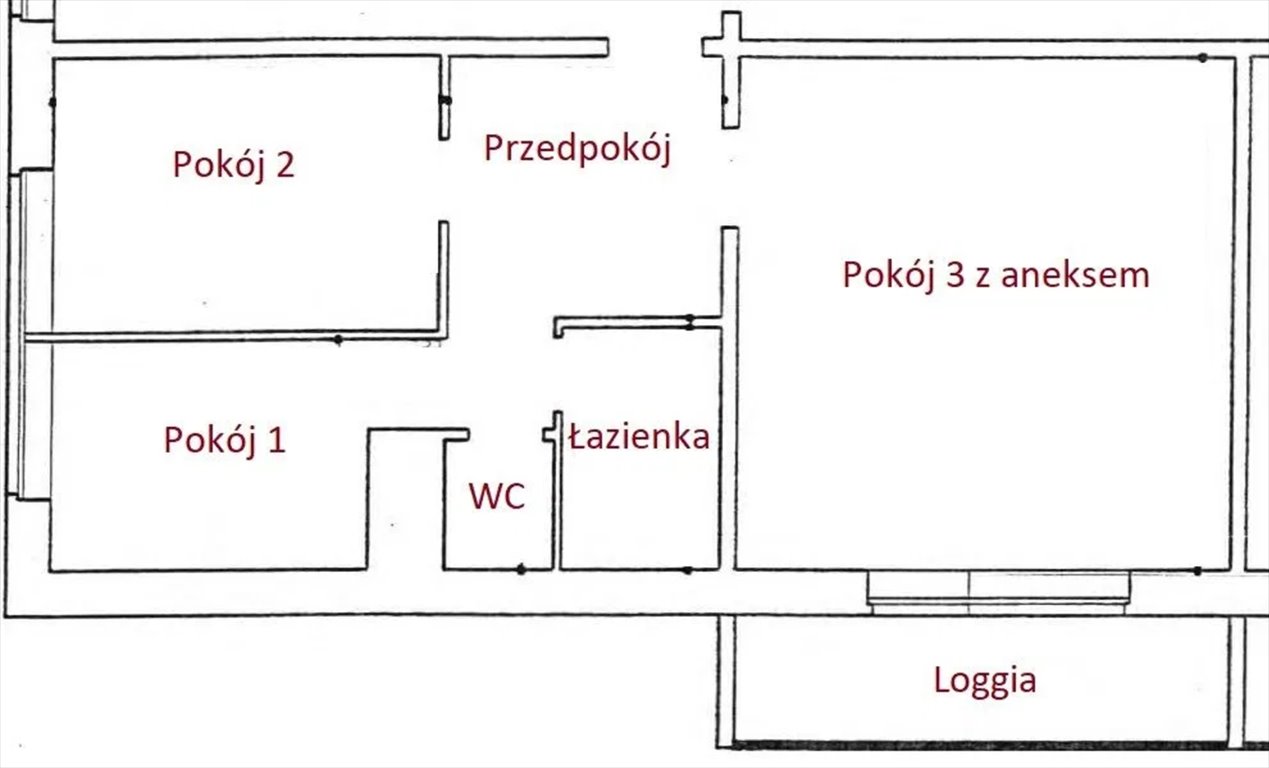 Mieszkanie trzypokojowe na sprzedaż Poznań, Winiary, os. Winiary  49m2 Foto 18