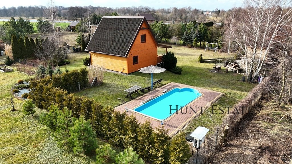 Dom rekreacyjno-całoroczny nad Narew (84 m², działka 1490 m²) Chełsty  84m2 Foto 1
