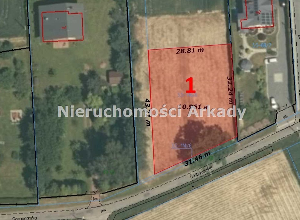 Polecam działki budowlane w Bziu Górnym - cisza i natura! Jastrzębie-Zdrój, Bzie Górne, Gospodarska  1 004m2 Foto 1