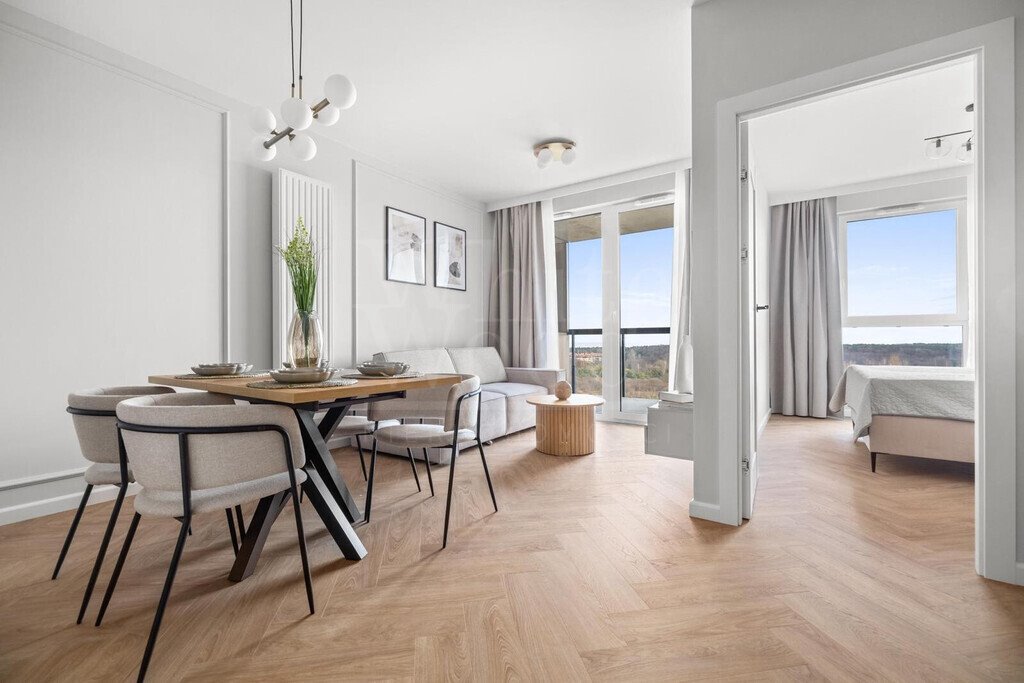 Nowoczesne 3-pokojowe mieszkanie z panoramicznym widokiem na morze Gdańsk, Przymorze, Jagiellońska  66m2 Foto 1