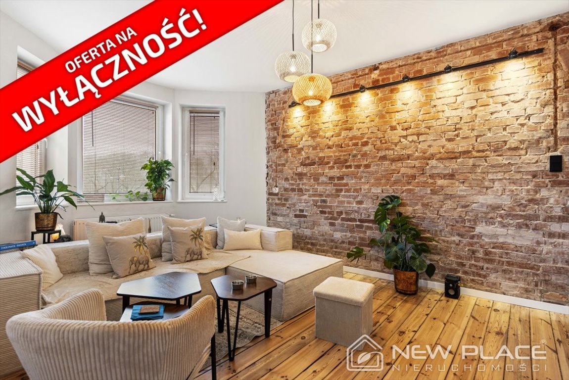 Nowoczesne 2 pokoje z jadalnią, świeżo po remoncie Wrocław, Sępolno, Adama Mickiewicza  69m2 Foto 1