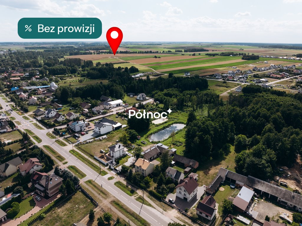 Działka budowlana z widokiem, media w drodze, blisko Łomży Konarzyce, Pogodna  782m2 Foto 1