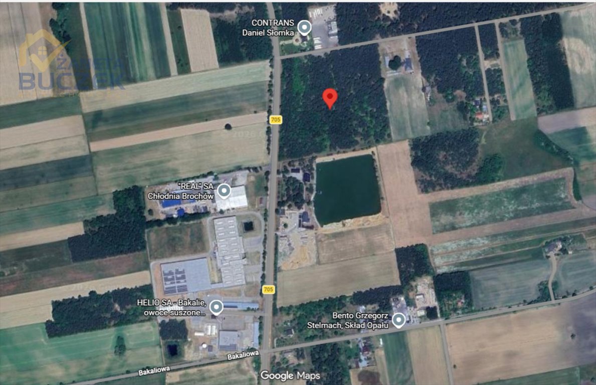 Działka inwestycyjna 48 200 m² Brochów - zabudowa usługowa Brochów  48 200m2 Foto 1