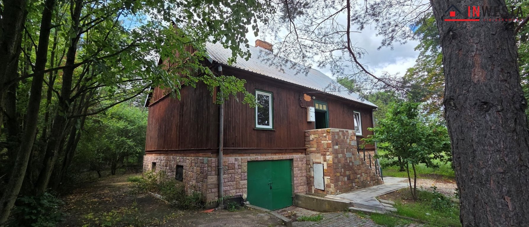 Drewniany dom 150 m2 z dużą działką 4100 m2 - garaż i spokój Obórki  150m2 Foto 1