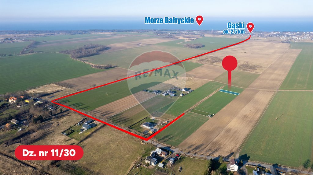 Działka 1065 m² pod dom blisko morza - zapraszam Śmiechów  1 065m2 Foto 1
