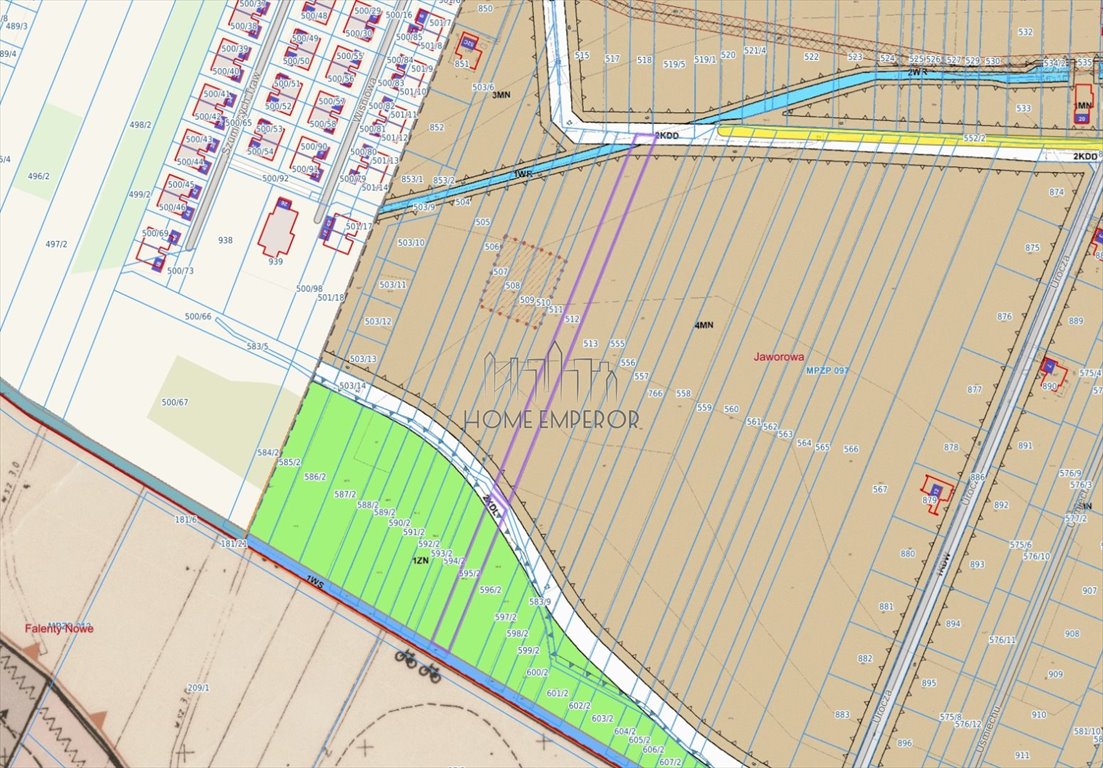 Do sprzedania działka 3278 m² z planem zabudowy i mediami Jaworowa, Urocza  3 278m2 Foto 1