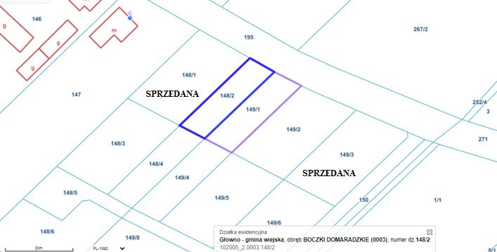 Działka budowlana na sprzedaż Boczki Domaradzkie  1 076m2 Foto 4