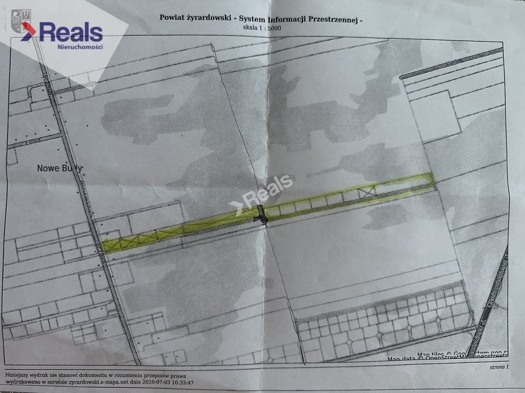 Działka budowlana na sprzedaż Nowe Budy, Tęczowa  1 200m2 Foto 6