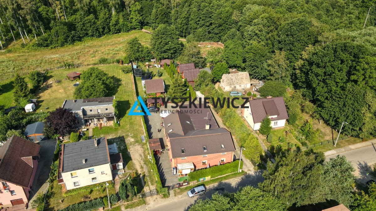 Pensjonat z 3 domkami, 400 m2, ogród, blisko zatoki Osłonino, Leśna  400m2 Foto 1