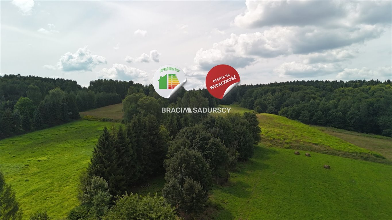 Działka budowlana 30 arów w Brodach – 4 domy! Kalwaria Zebrzydowska, Brody  3 080m2 Foto 1