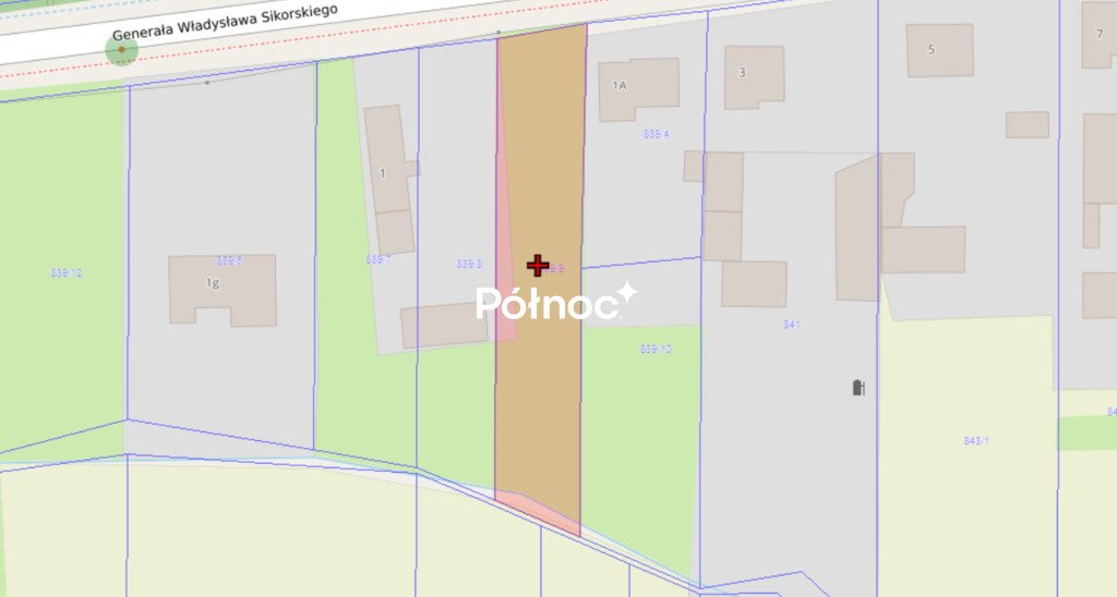 Działka 1281 m² z mediami, teren zagrodowy i rolne Gorzędów, gen. Władysława Sikorskiego  1 281m2 Foto 1
