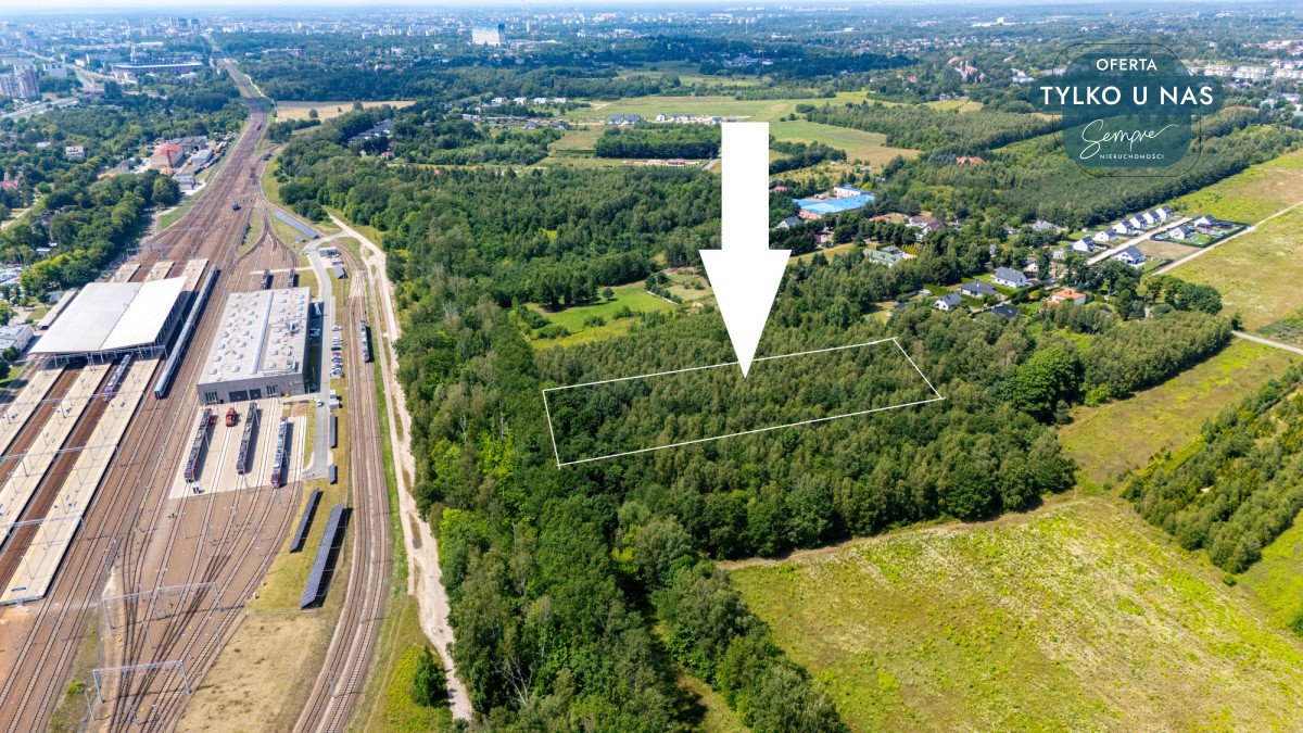 Działka inwestycyjna 6317 m² w Łodzi Widzew z dużym potencjałem Łódź, Widzew, Kosodrzewiny  6 317m2 Foto 1