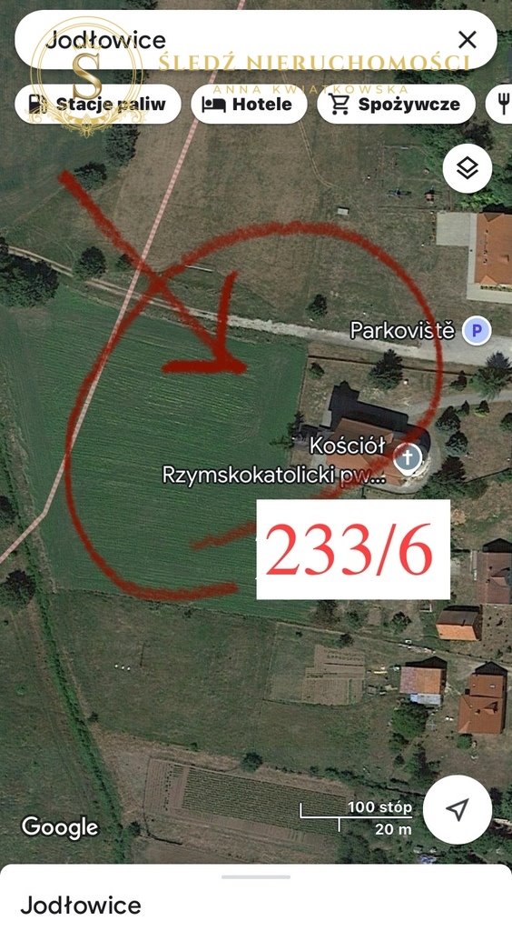 Działka budowlana na sprzedaż Jodłowice  1 116m2 Foto 1