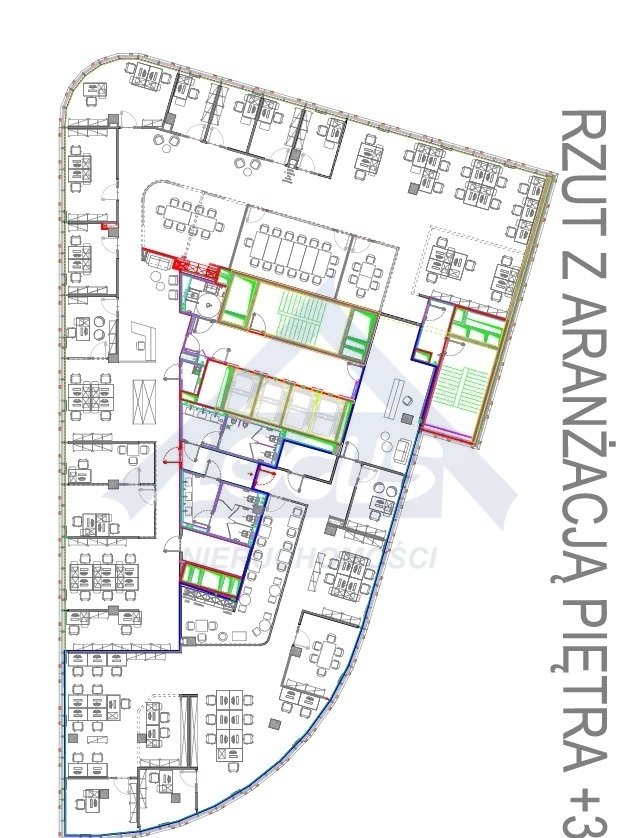 Nowoczesne biuro 308 m2 z certyfikatem LEED Gold w Mokotowie Warszawa, Mokotów  308m2 Foto 1
