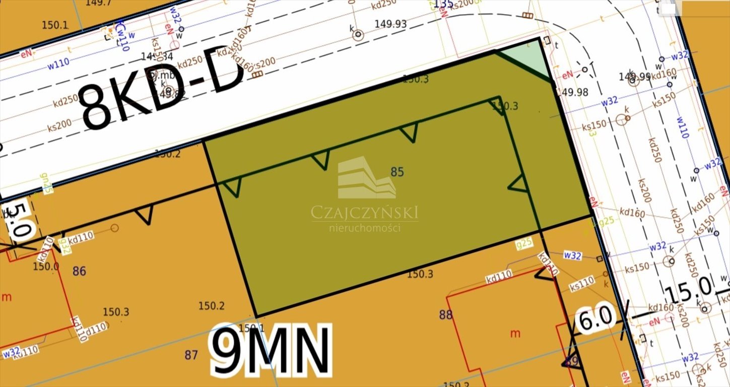 Działka budowlana z pełnym uzbrojeniem i dostępem do drogi Oleśnica, Lucień, Rzepakowa  760m2 Foto 1