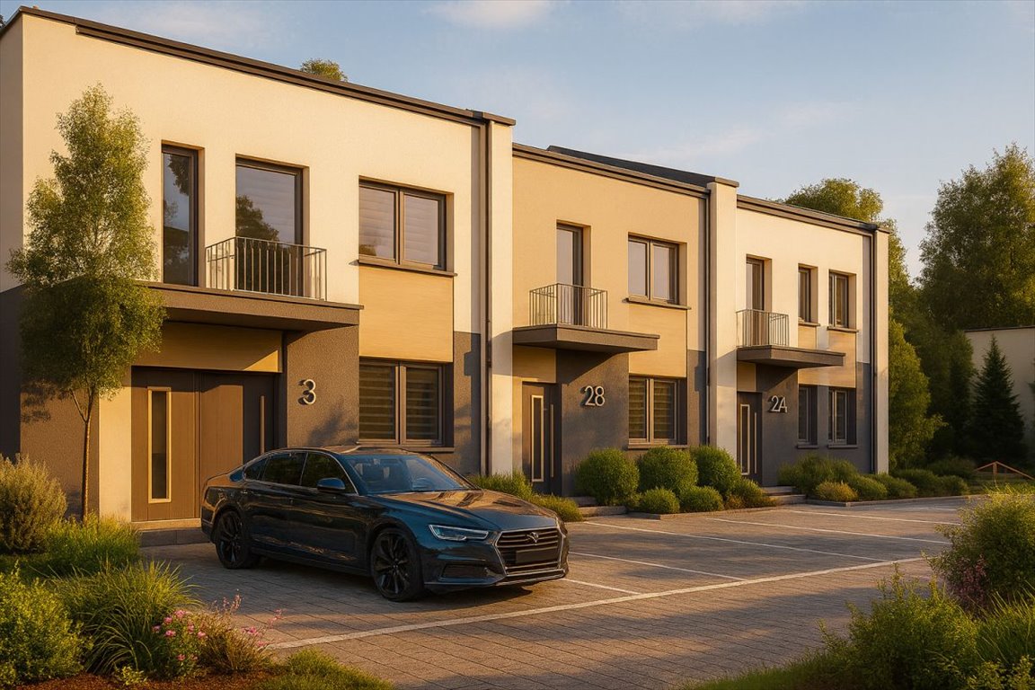 Nowoczesny dom szeregowy 6 pokoi z ogródkiem 154 m² Rzeszów, Budziwój, Porąbki  112m2 Foto 1