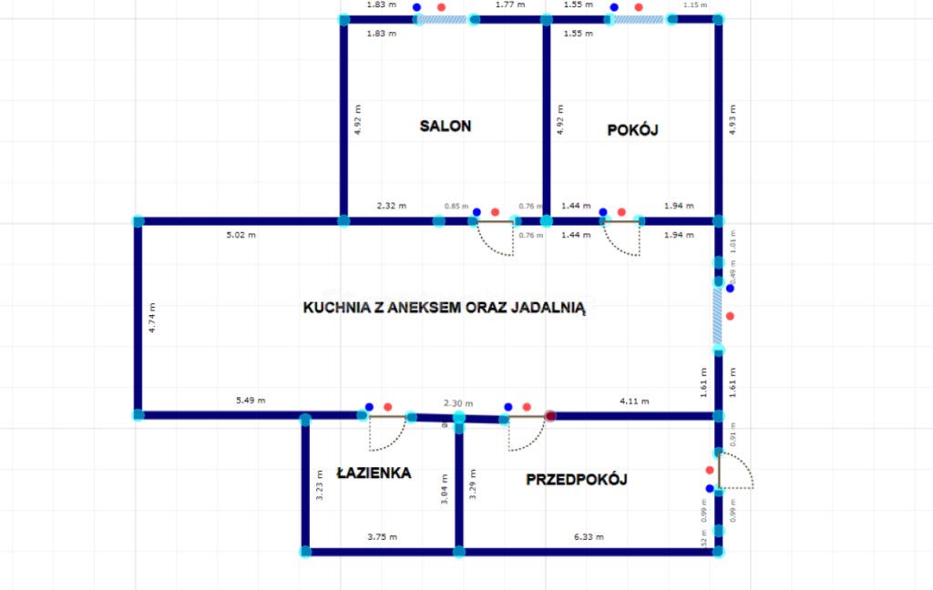 Mieszkanie dwupokojowe na sprzedaż Jedlina-Zdrój, Słowackiego  50m2 Foto 7