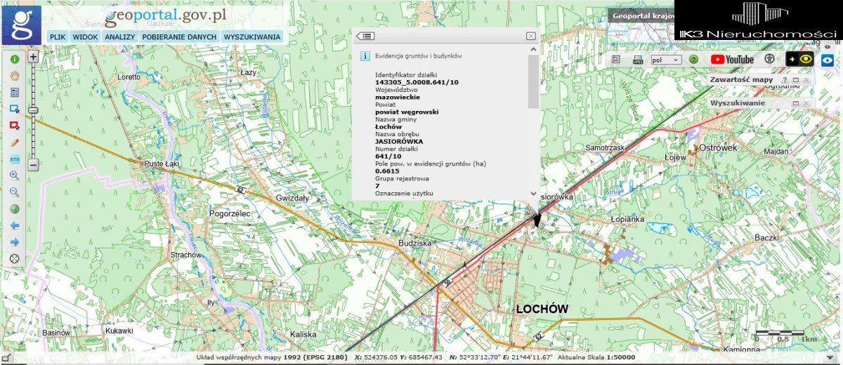 Działka przemysłowa 8 818 m² z planem usługowo-produkcyjnym zapraszam Jasiorówka  8 818m2 Foto 1