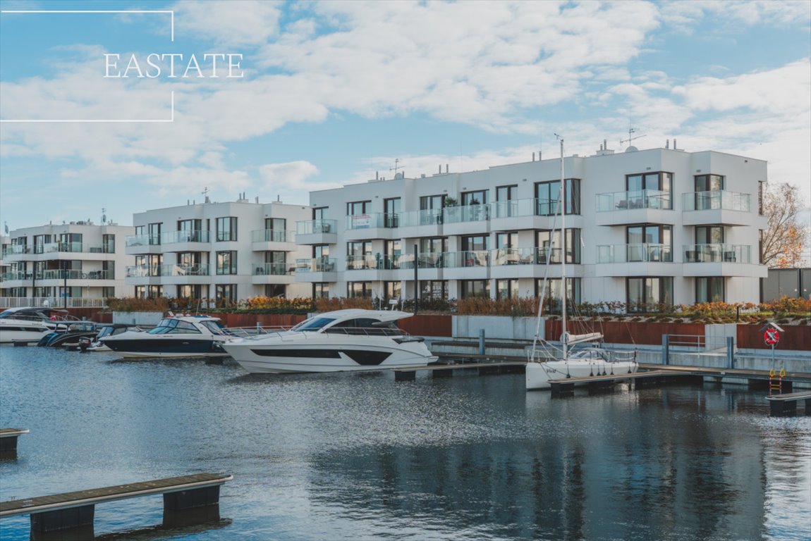 Luksusowe mieszkanie z ogrodem i tarasem w Sol Marina Wiślinka, Łąkowa  33m2 Foto 1