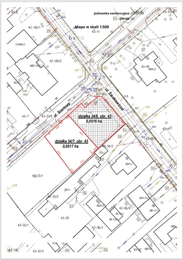 Działka budowlana na sprzedaż Józefów, Józefów, Sosnowa  516m2 Foto 2