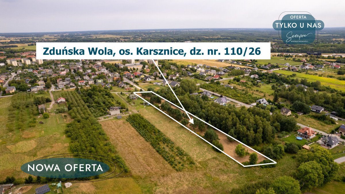 Działka siedliskowa na sprzedaż Zduńska Wola, Sportowa  6 975m2 Foto 4