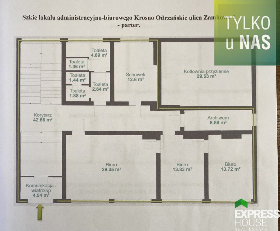 Lokal użytkowy na sprzedaż Krosno Odrzańskie, Zamkowa  543m2 Foto 6