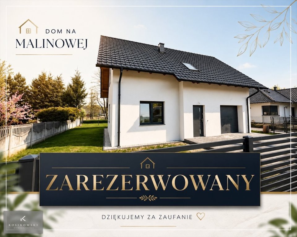 Ostatni dom w Namysłowie! Bez prowizji, gratis garaż i nawadnianie Namysłów, Malinowa  128m2 Foto 1