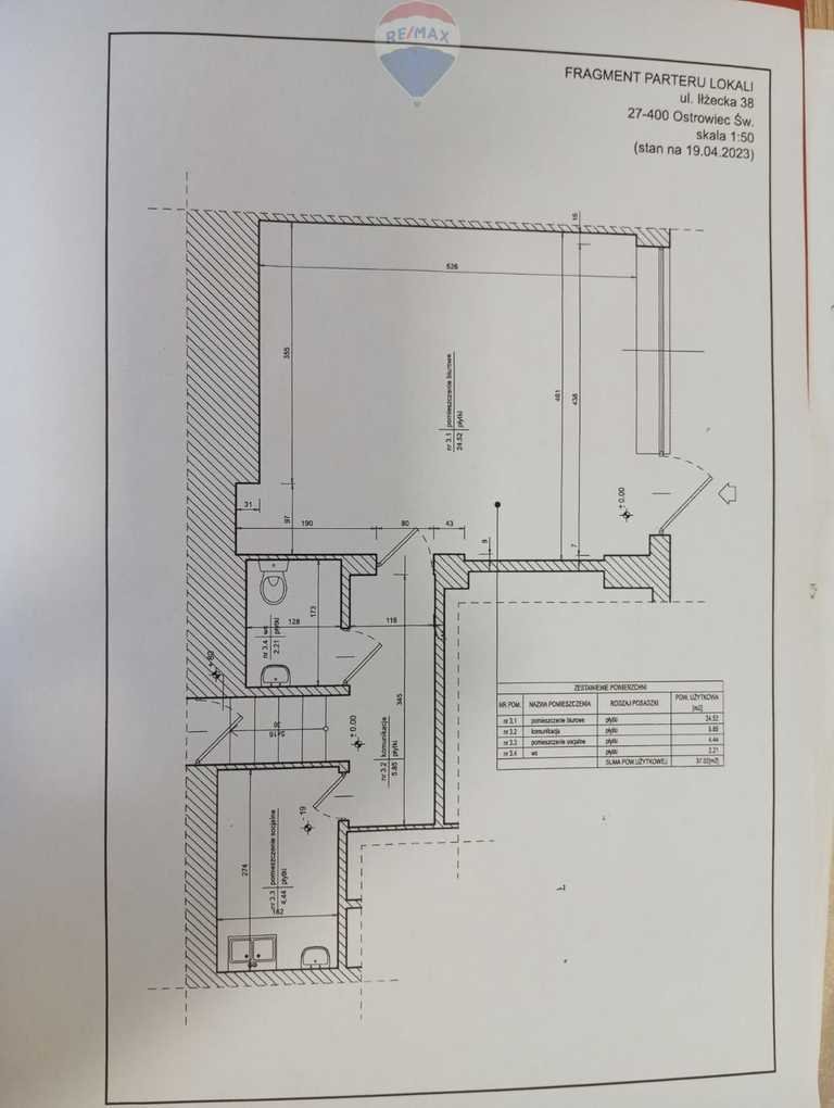 Lokal użytkowy na wynajem Ostrowiec Świętokrzyski, Iłżecka  37m2 Foto 9