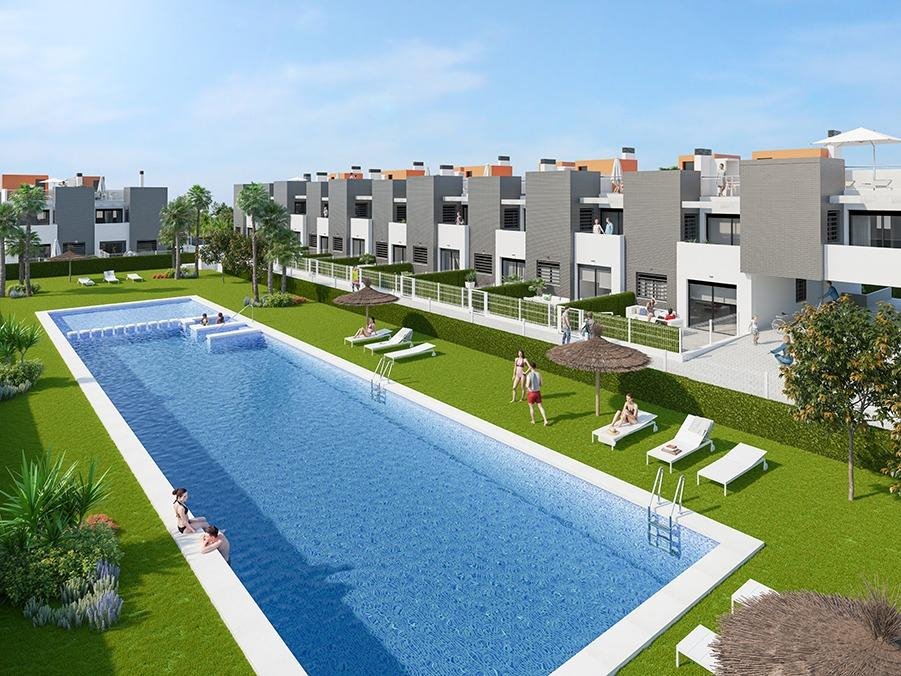 Nowoczesne apartamenty 2-3 pok. z prywatnym ogrodem i solarium Hiszpania, Torrevieja, Costa Blanca  79m2 Foto 1