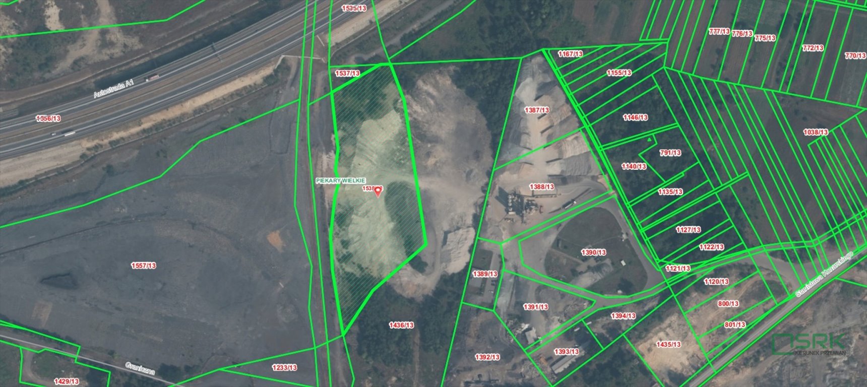 Działka przemysłowa 17 789 m² w Piekarach Śląskich polecam Piekary Śląskie, Kamień, Oświęcimska/Konarskiego  17 789m2 Foto 1