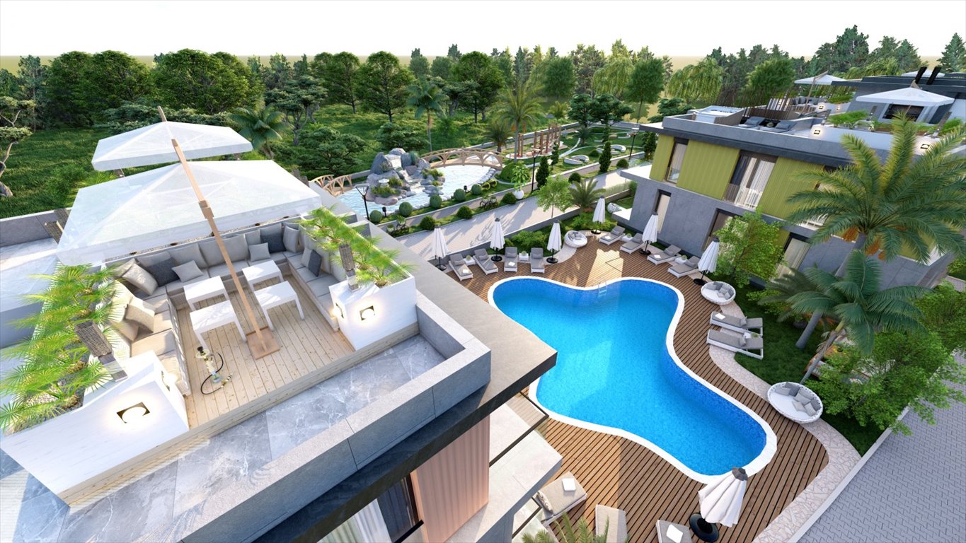 Widok na morze, jacuzzi, basen i tarasy na dachu Cypr, Girne, Alsancak, Girne, Cypr Północny  100m2 Foto 1