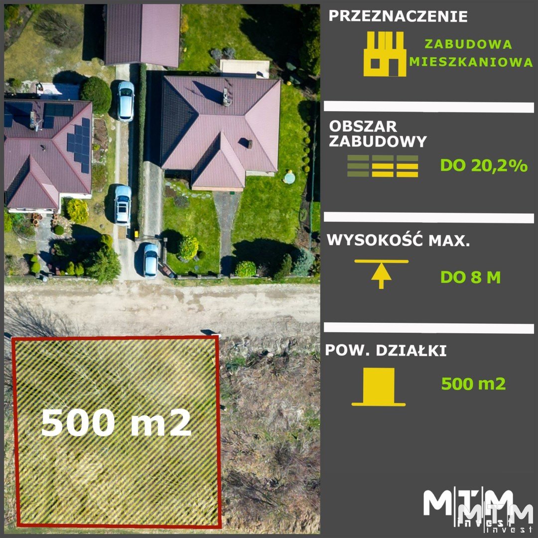 Działka 500 m2 z warunkami zabudowy i pełnym wyposażeniem Wołczkowo  500m2 Foto 1