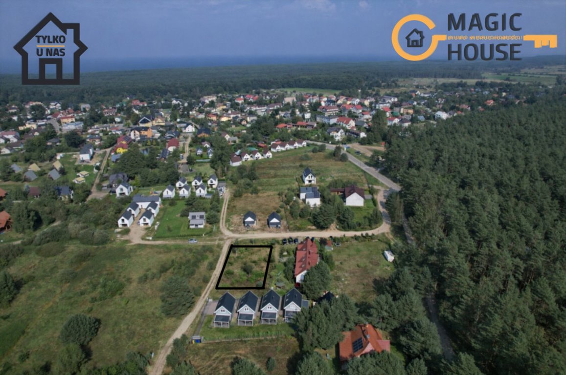 Działka pod dom letniskowy w Białogórze, 800 m2 Białogóra, Kaszubska  806m2 Foto 1