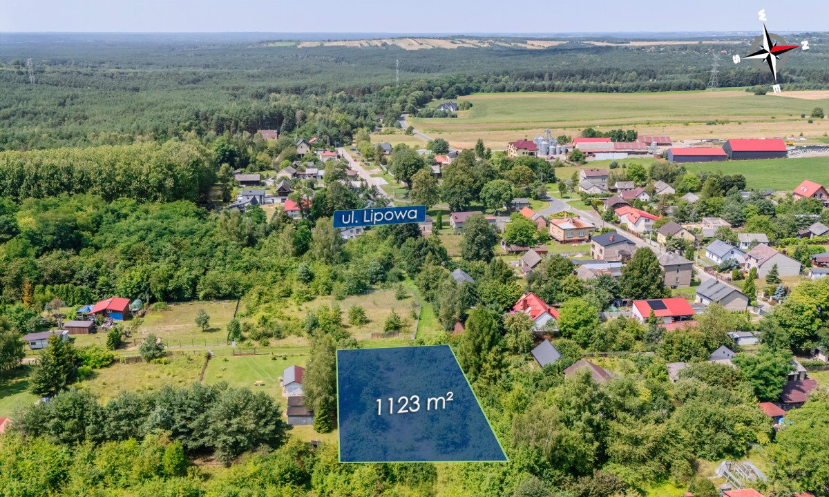 Działka budowlana na sprzedaż Zaborze  1 123m2 Foto 3