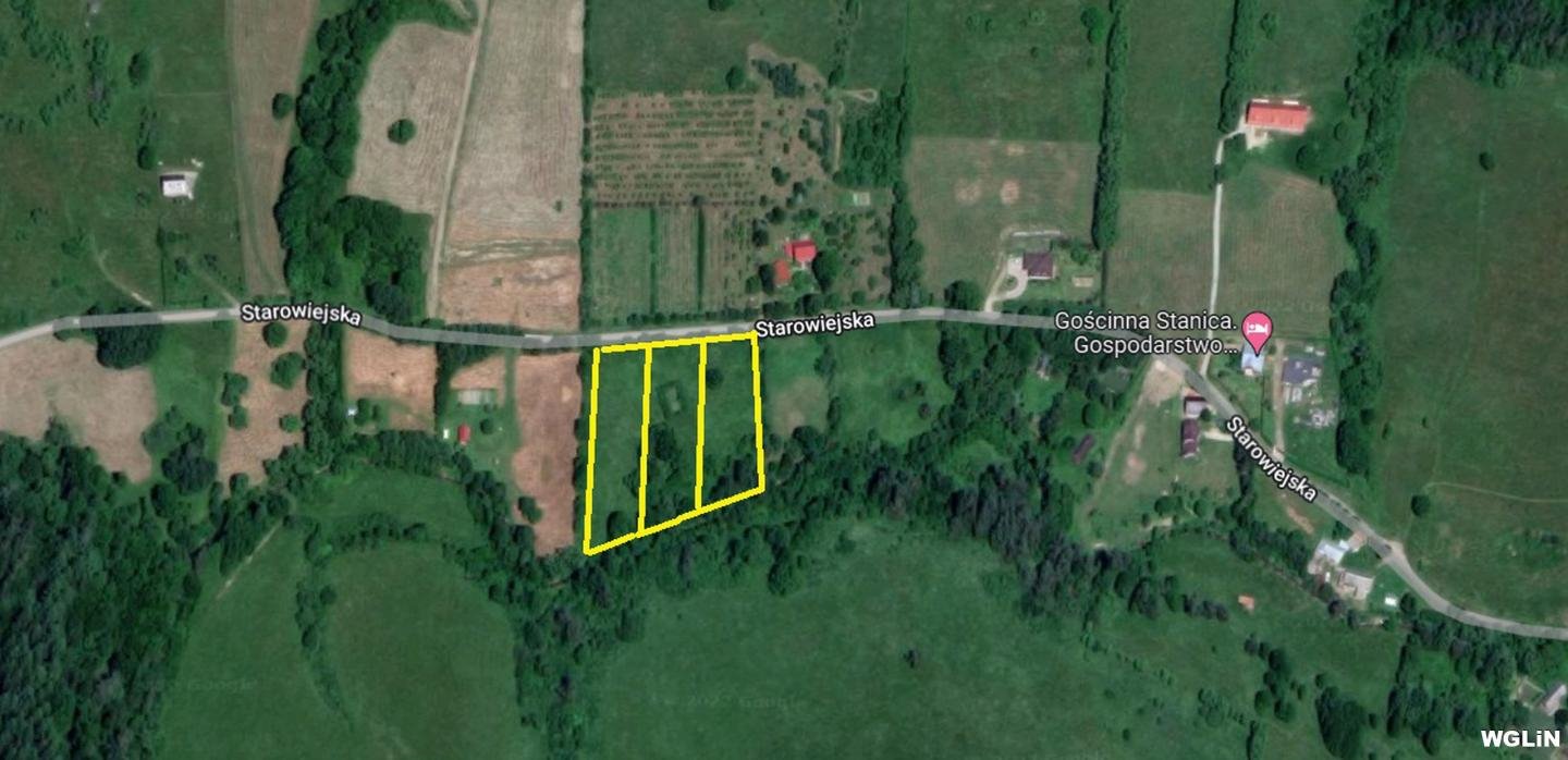 Działka rolna (2988 m²) w Rzepedzi (media w drodze) Rzepedź, Rzepedź  2 988m2 Foto 1