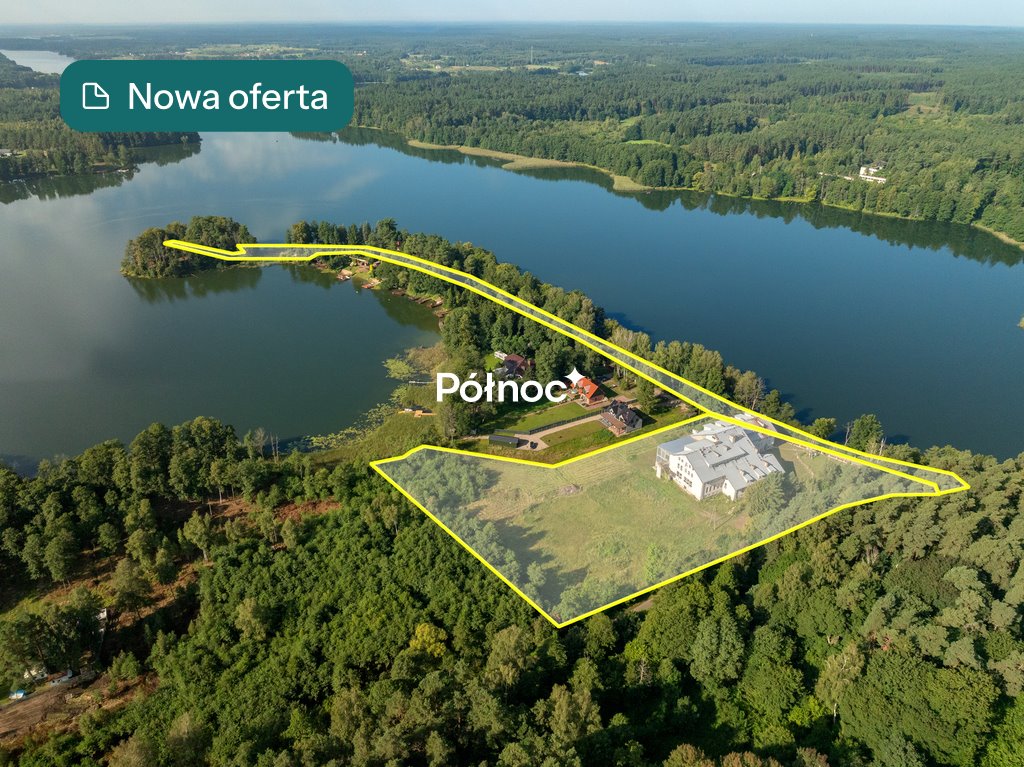 Obiekt hotelowo-gastronomiczny nad jeziorem Kalwa - 3129 m² Rudziska Pasymskie  3 129m2 Foto 1