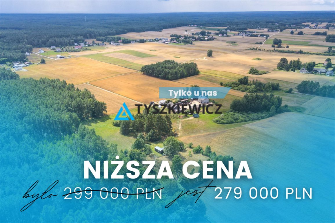 Przestronna działka 3900 m² z lasami Borów Tucholskich Osowo Leśne, Osiedle Letniki  3 900m2 Foto 1