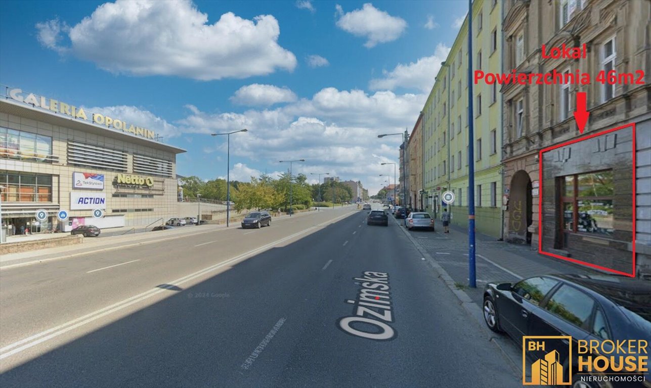 Lokal na wynajem w centrum Opola, 46 m2, witryna Opole, Ozimska  46m2 Foto 1