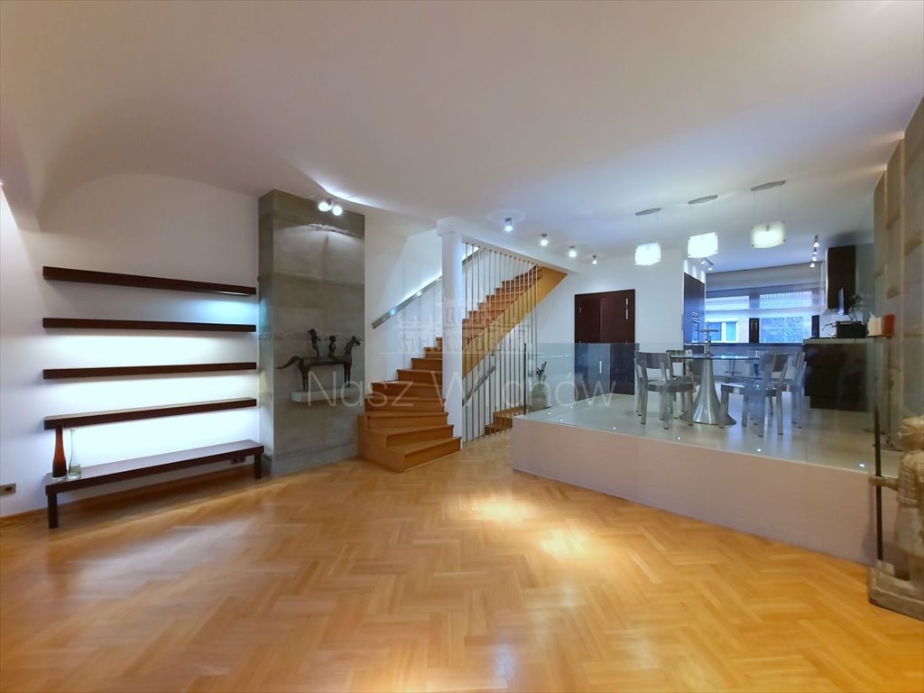 Na wynajem nowoczesny dom szeregowy 160 m² z ogrodem w Wilanowie Warszawa, Wilanów, Wilanów, Królowej Marysieńki  160m2 Foto 1