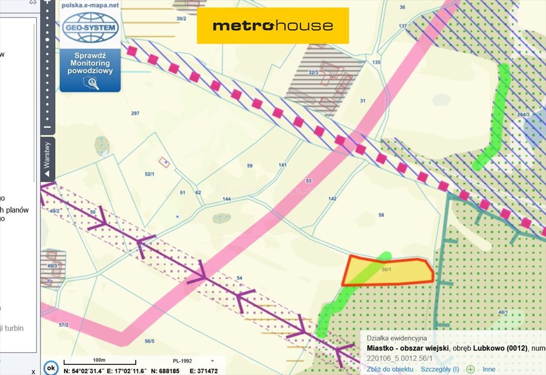 Działka budowlana na sprzedaż Lubkowo  4 086m2 Foto 1
