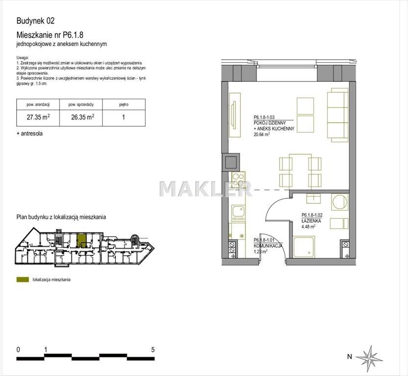 Mieszkanie dwupokojowe na sprzedaż Bydgoszcz, Centrum  37m2 Foto 6