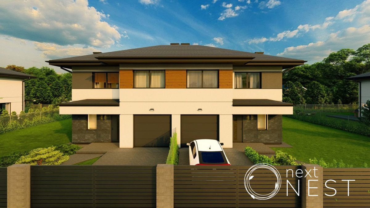 Przedsprzedaż domu dwulokalowego 141 m2 z ogrodem i garażem Mroków  141m2 Foto 1