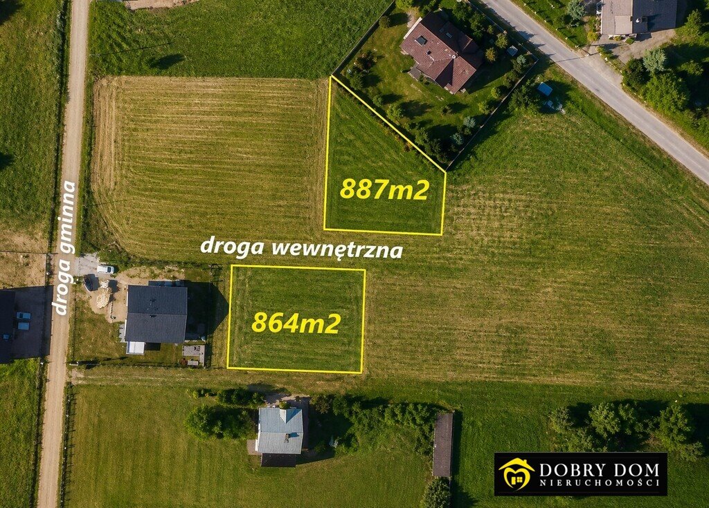Na sprzedaż działki budowlane pod domy jednorodzinne w Skrybicze Niewodnica Nargilewska  864m2 Foto 1