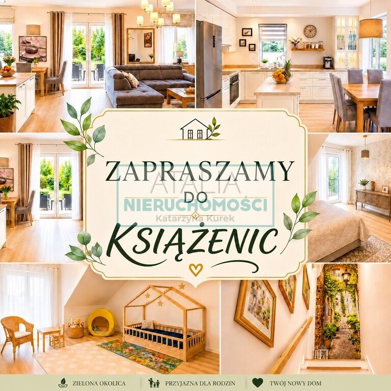 Dom z garażem na osiedlu w Książenicach - 141 m² Książenice  141m2 Foto 1