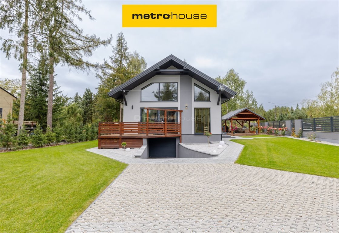 Nowoczesny dom z antresolą, garażem i ogrodem w Łachy Łacha  144m2 Foto 1