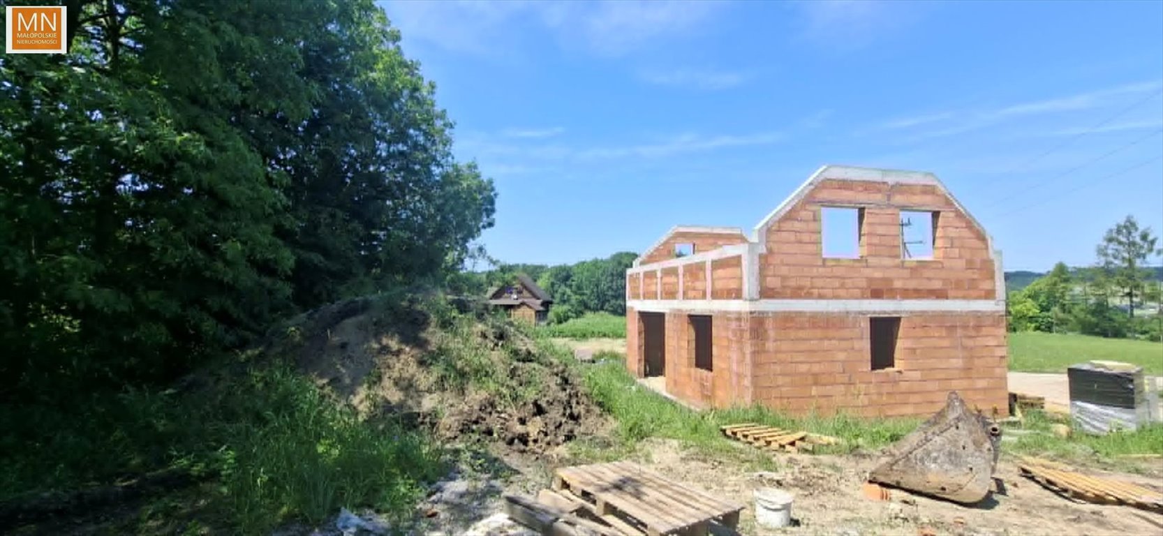 Ostatni dom w stanie surowym z dużą działką i szybkim dojazdem Kocmyrzów-Luborzyca  108m2 Foto 1